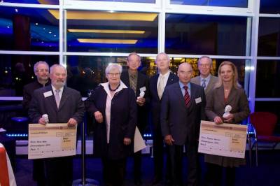 Gruppenbild anlässlich der Verleihung des Wilhelm-Wolf-Ehrenamtspreises 2012 