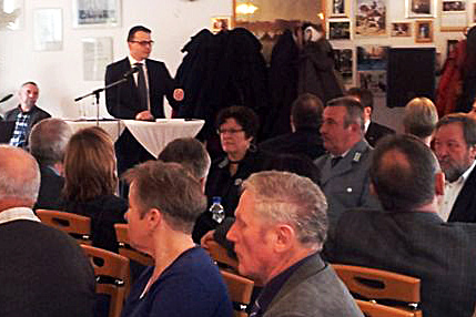 Der stellv. Landesvorsitzender Dr. Jan Redmann, begrte Jens Koeppen MdB und Gordon Hoffmann MdL