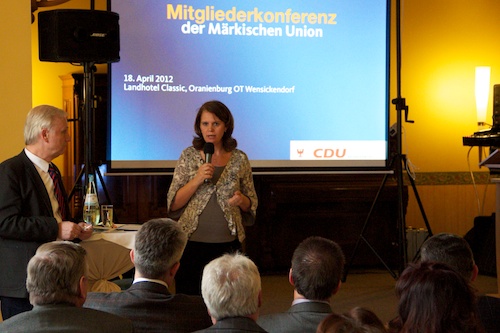 Landesvorsitzende der Mrkischen Union, Dr. Saskia Ludwig MdL
