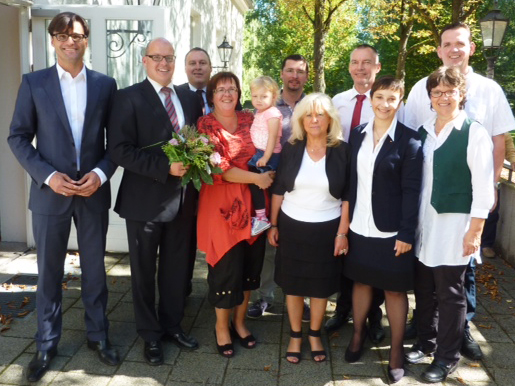 Der neugewhlte Kreisvorstand mit seinem Vorsitzenden Danny Eichelbaum 
