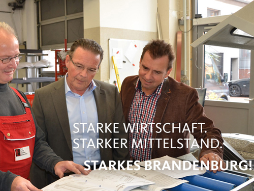 Dialogpapier und Diskussionsplattform vorgestellt: Michael Schierack, Dierk Homeyer und Frank Bommert