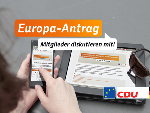 Im Mitgliedernetz CDUplus mitdiskutieren