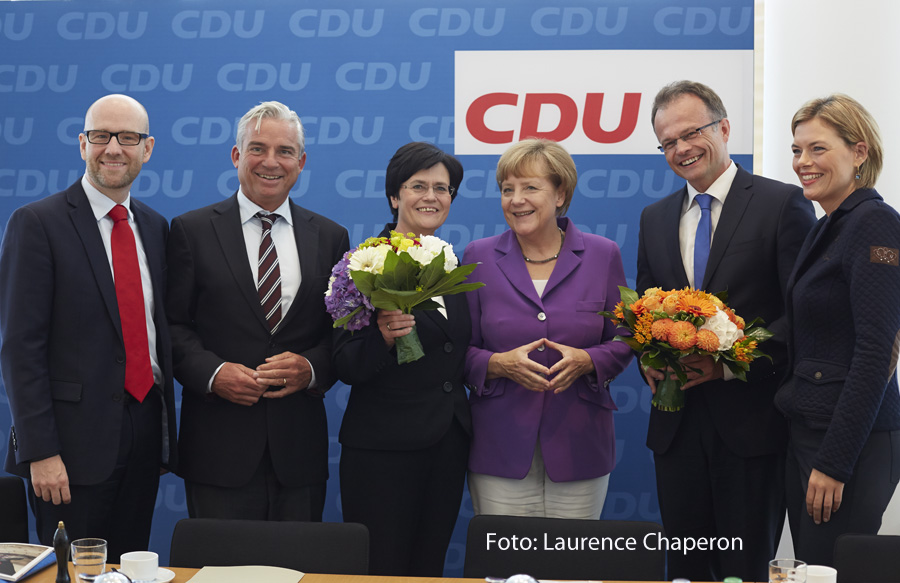 Spitzenkandidat Michael Schierack berichtete in den Gremien der CDU Deutschlands ber die Landtagswahl in Brandenburg